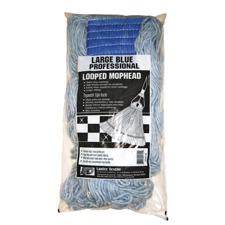 Homecare Products 113-LOOPED-BB Looped Mop Head  Blue HO3324568